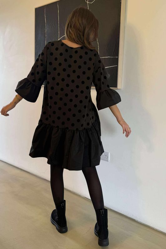 Oscar Rue Dress Polka Dot Earth